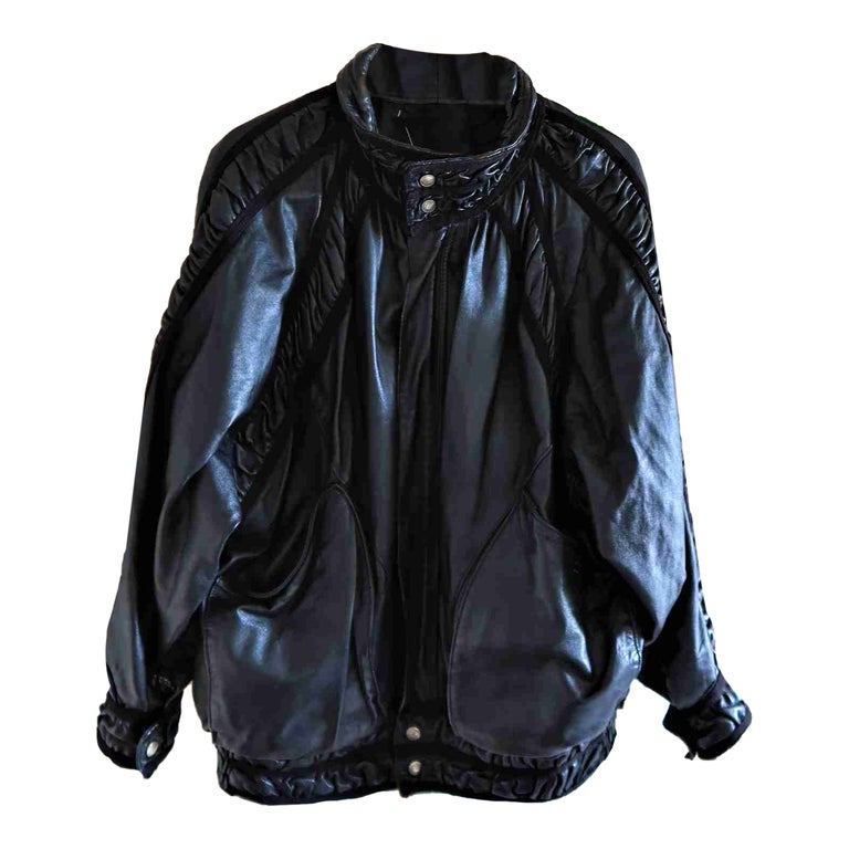 Leather blouse
