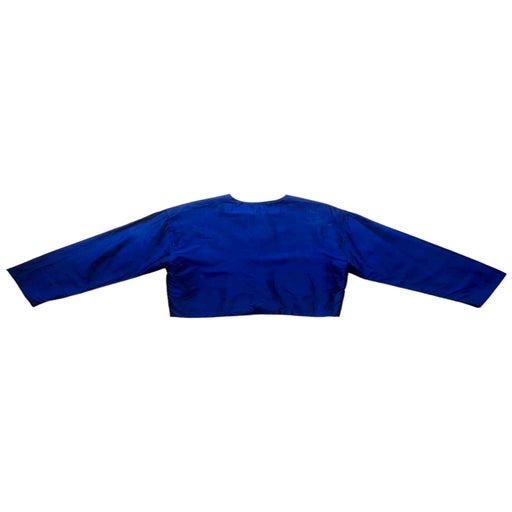 Short silk jacket