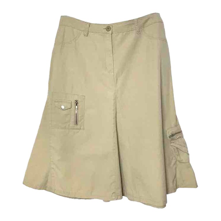 Asymmetrical cago skirt