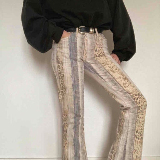 Wild patchwork trousers