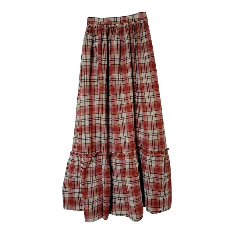 Long cotton skirt