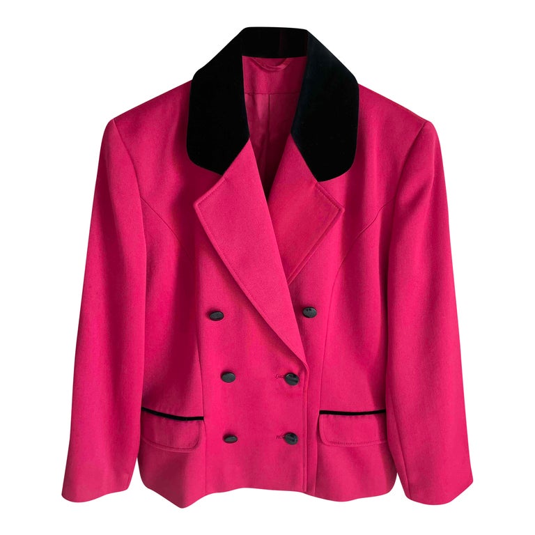 Velvet collar blazer