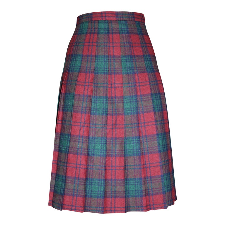 60's tartan skirt