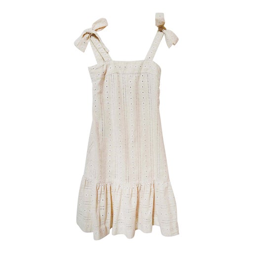 Robe en lin et coton