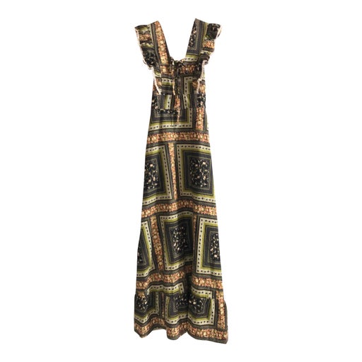 Robe longue en coton