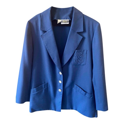 Electric blue blazer