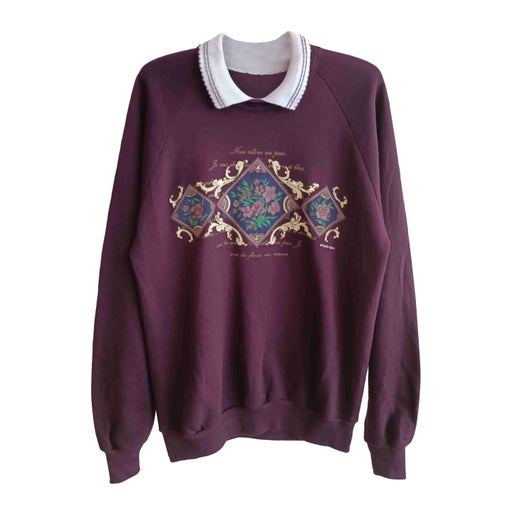 Polo neck sweatshirt