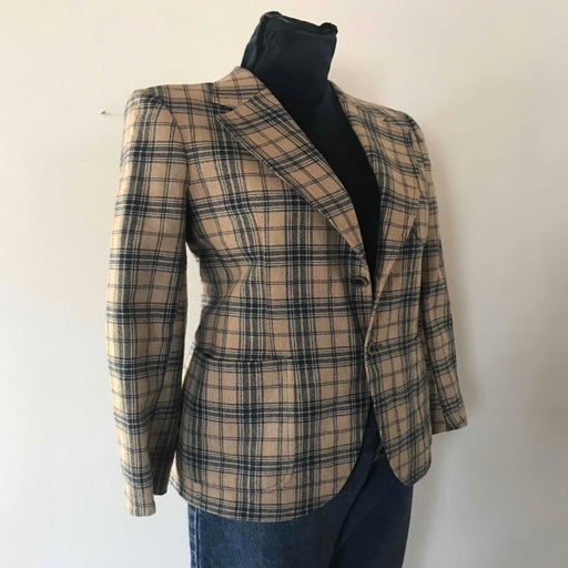 Wool and cotton blazer