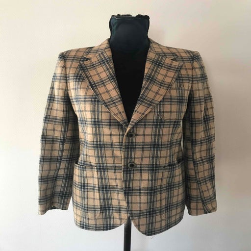 Wool and cotton blazer