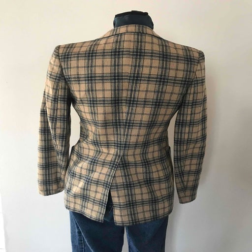 Wool and cotton blazer