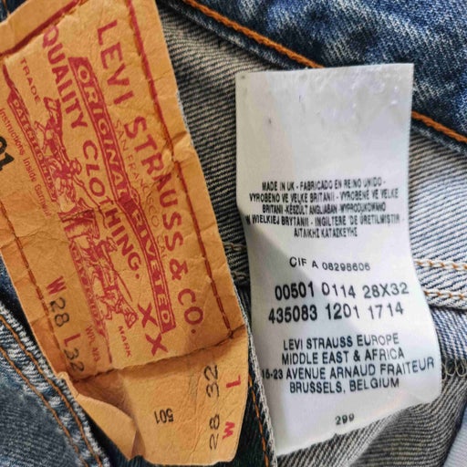 Levi's 501 W28L32 jeans
