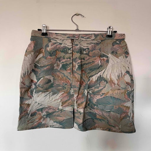 Tapestry mini skirt