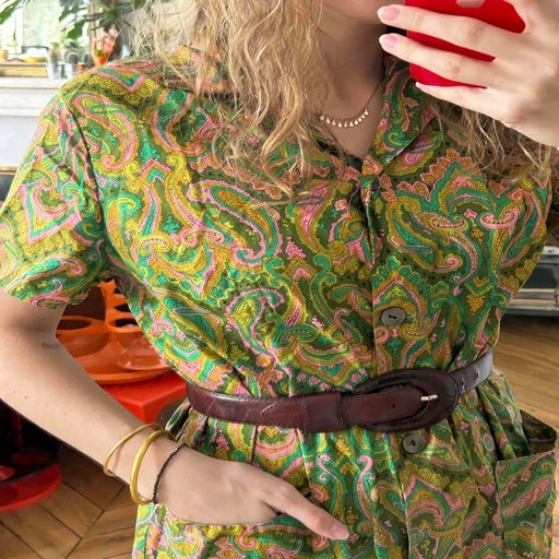 60's cotton dress
