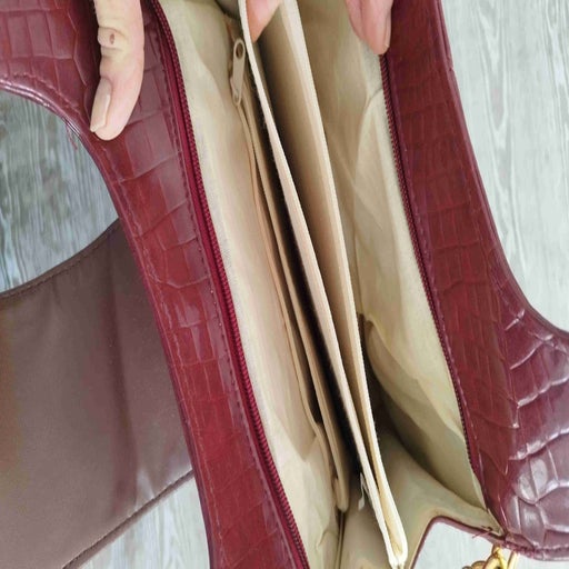 Croc embossed bag