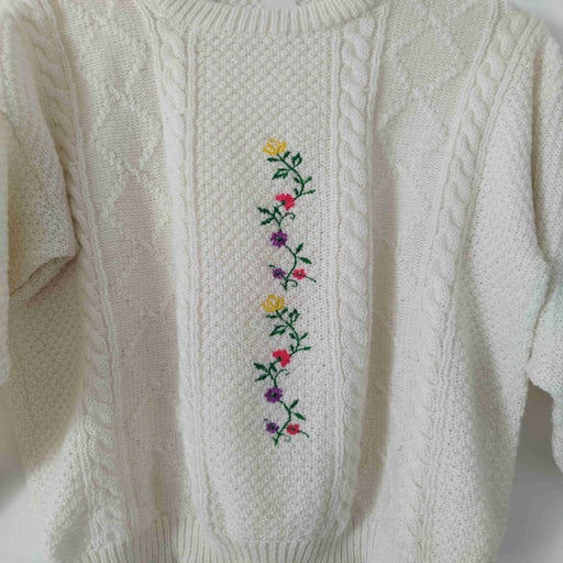 Embroidered Irish Sweater