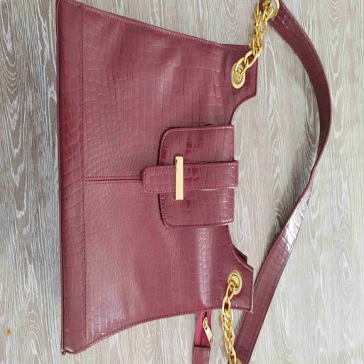 Croc embossed bag