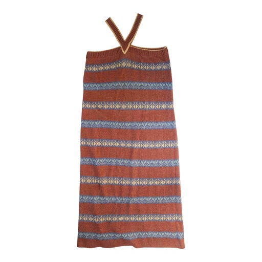 Open back knit dress