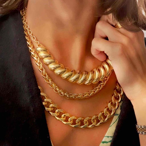 Gold-plated necklace