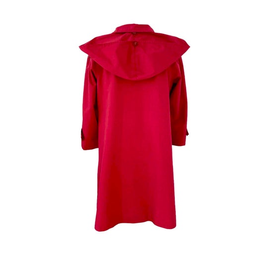 Hooded trench coat