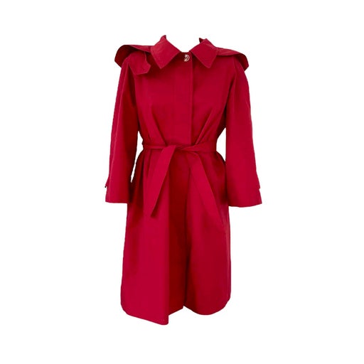 Hooded trench coat