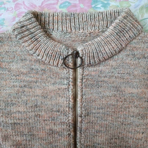 Zipped cardigan