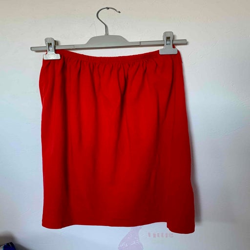 Cotton midi skirt