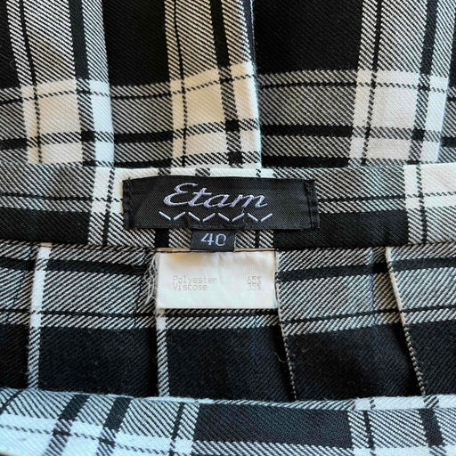 Tartan Pleated Mini Skirt