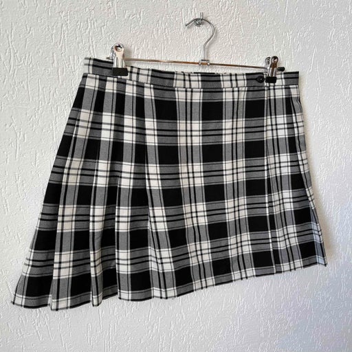 Tartan Pleated Mini Skirt