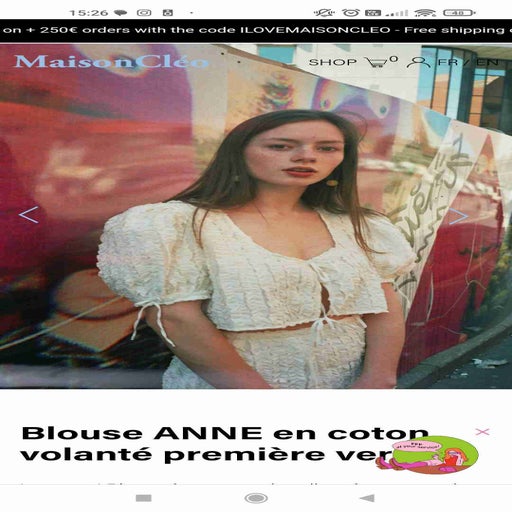 Cotton blouse