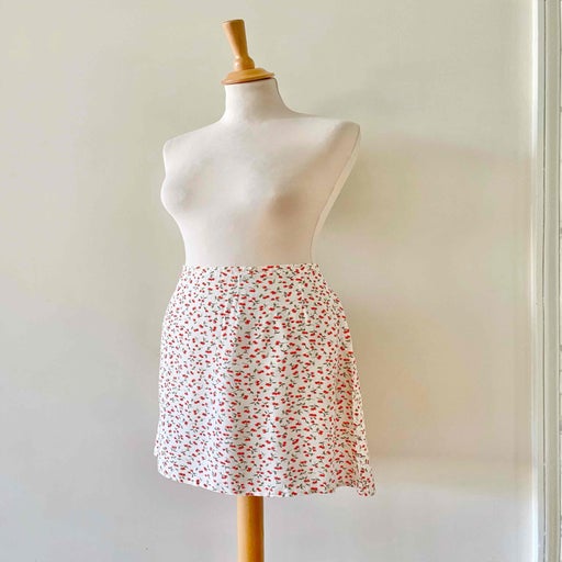 Cherry mini skirt