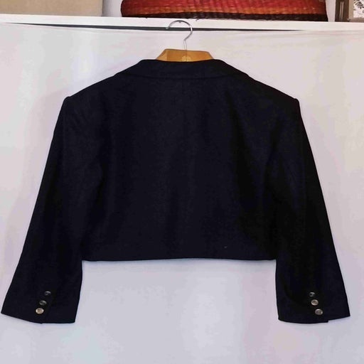 Wool cropped blazer