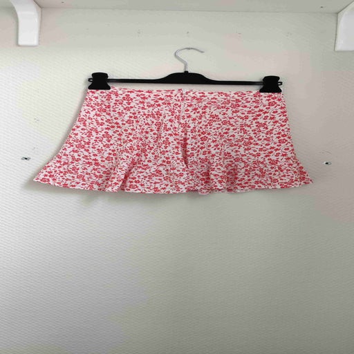 Silk mini skirt