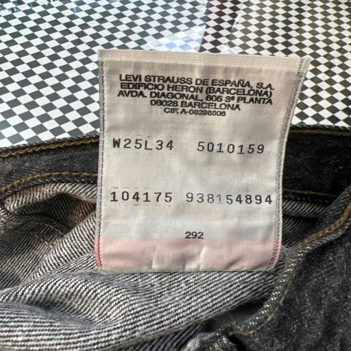 Levi's 501 W25L34 jeans