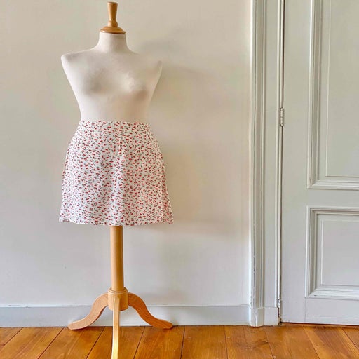 Cherry mini skirt