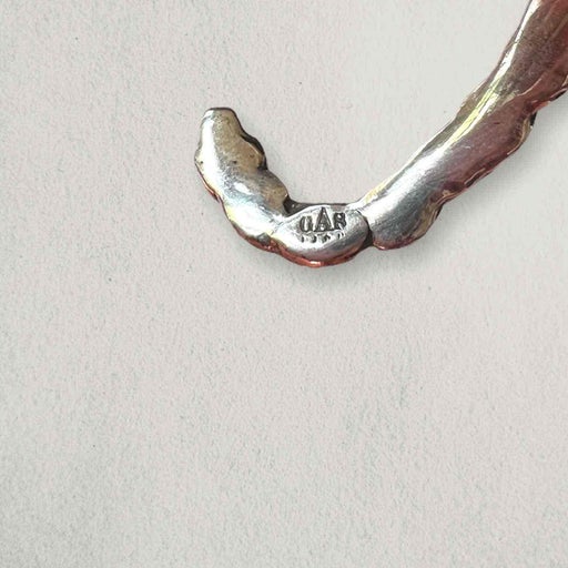 Silver metal bangle