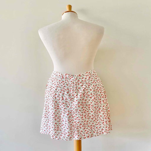 Cherry mini skirt