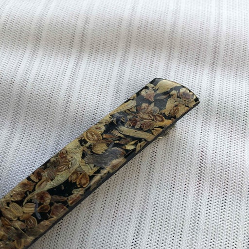 Hair clip dried flowers