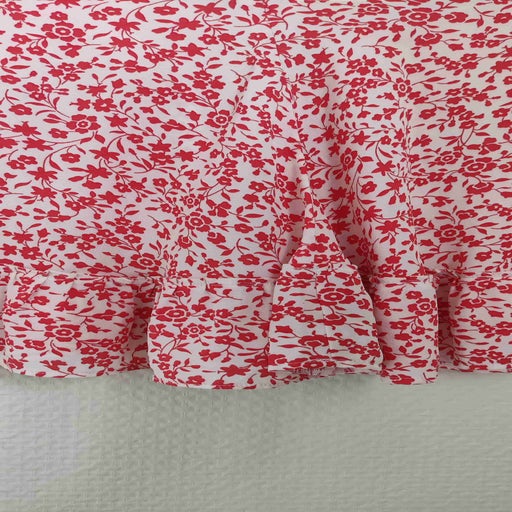 Silk mini skirt