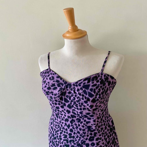 Long leopard dress