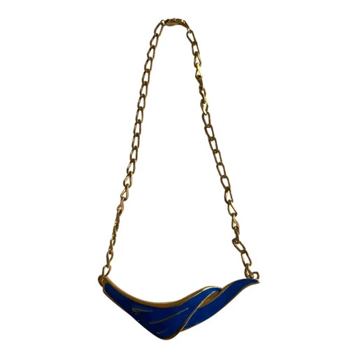 Enamel Pendant Necklace