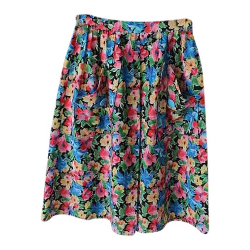Cotton skater skirt