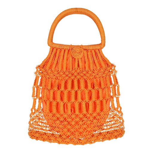 70's macrame bag