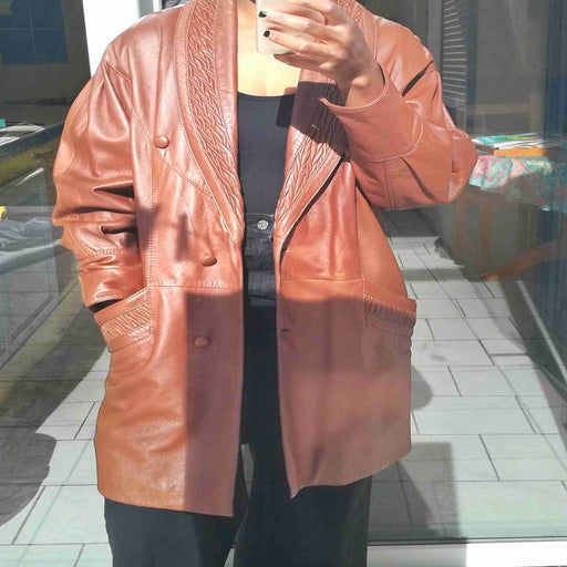 leather coat