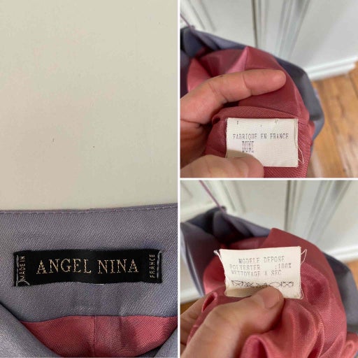 Long satin dress