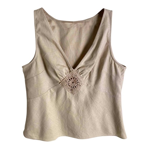 Linen and cotton top