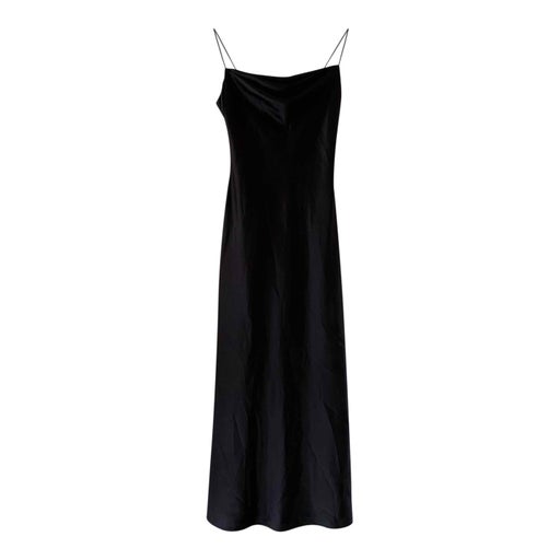 Long satin dress