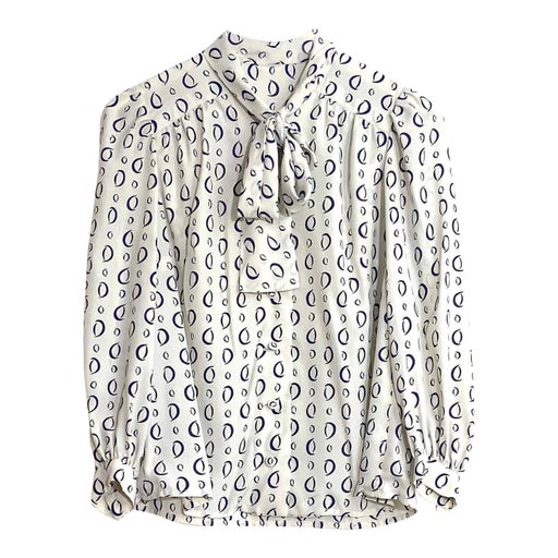 Pussy-bow blouse