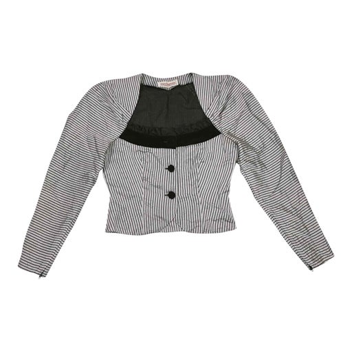 Silk and velvet top