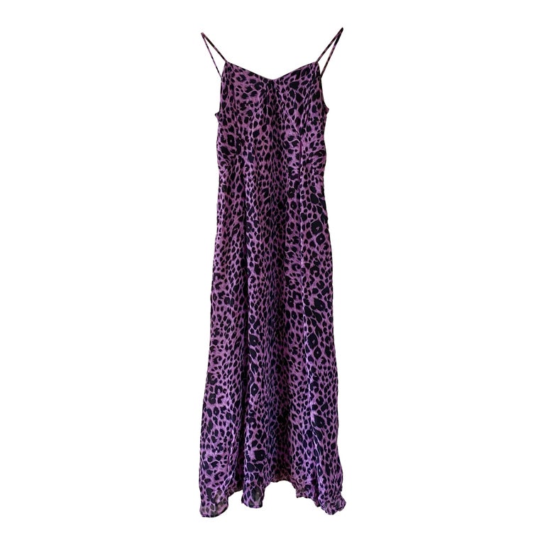 Long leopard dress