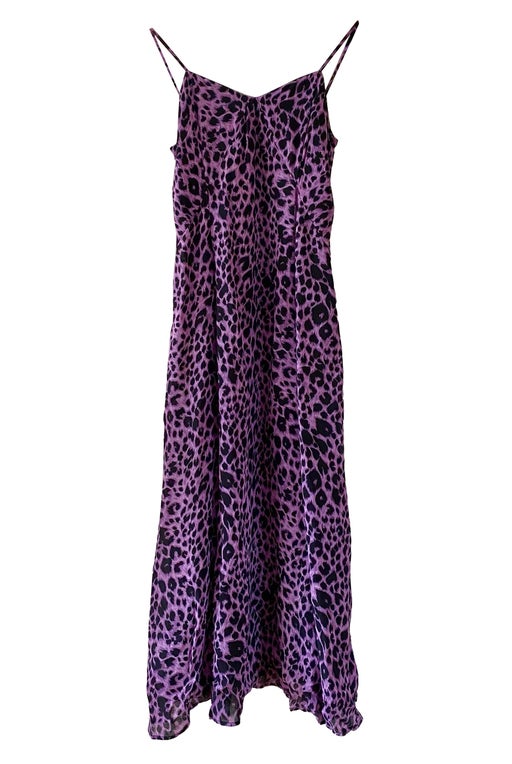 Long leopard dress